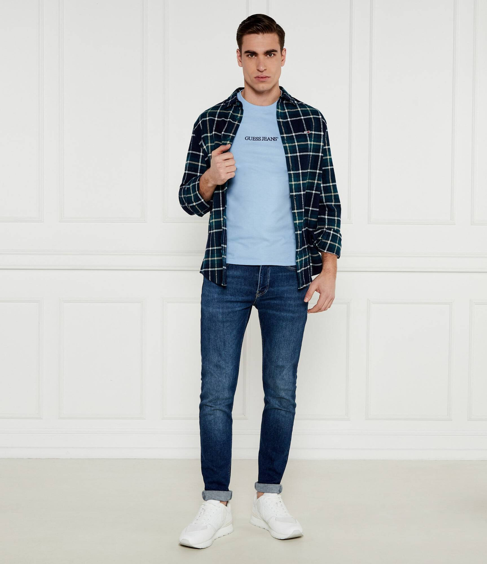 Футболка EMBRO Guess Jeans - голубой(M4YI52 K8HM0)