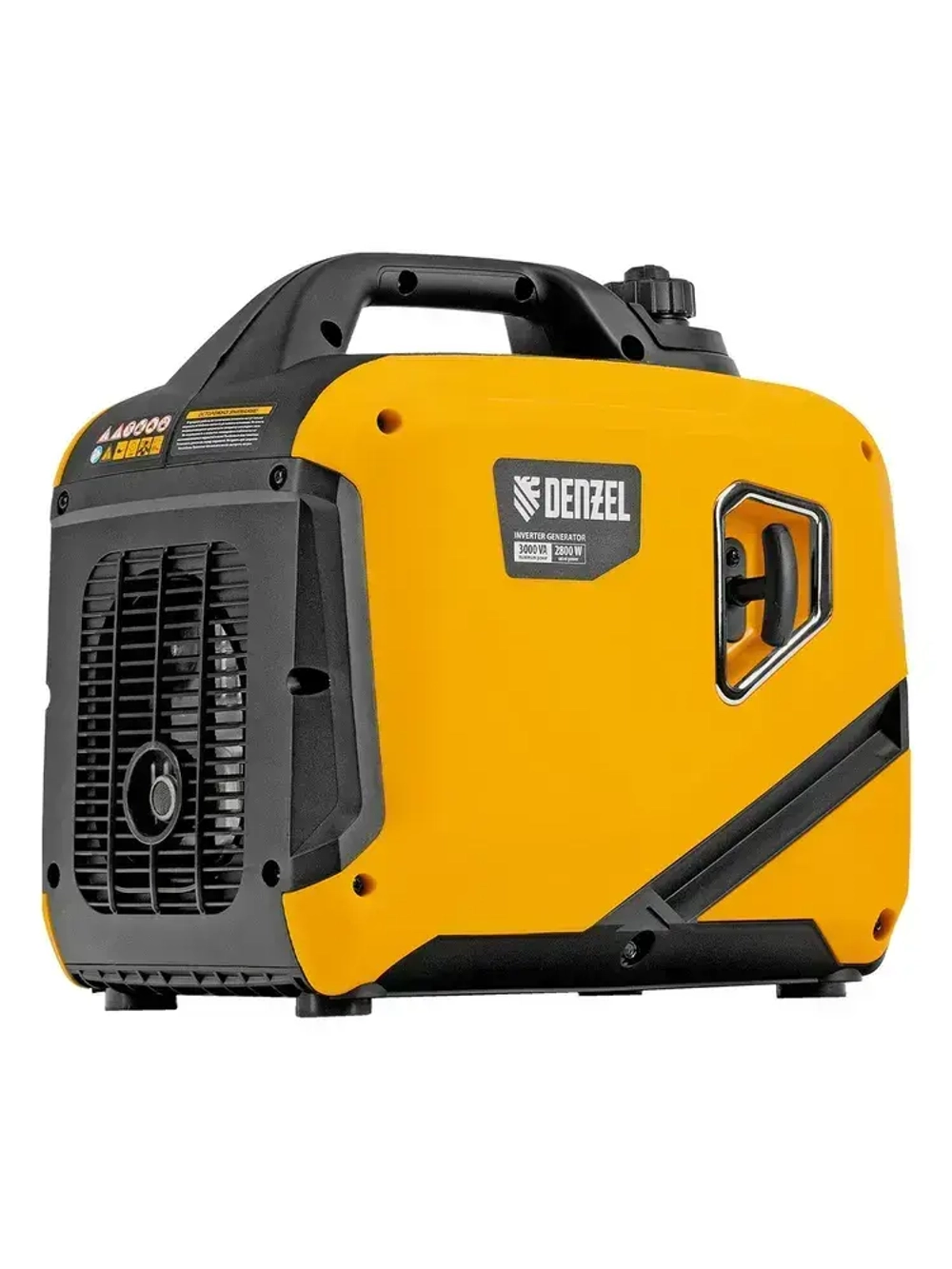 Генератор инверторный DENZEL, GS-3000iS, 3.0 кВт максимальная мощность, 230 В, ручной стартер, 2 розетки 230 В/16 А и выход USB 5 В, 94716