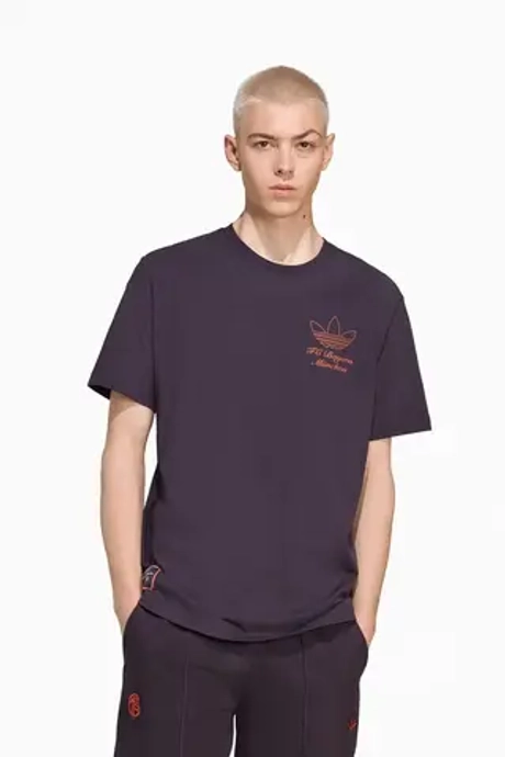 Футболка adidas FC Bayern 25/26 Terrace Icons Graphic - коричневый