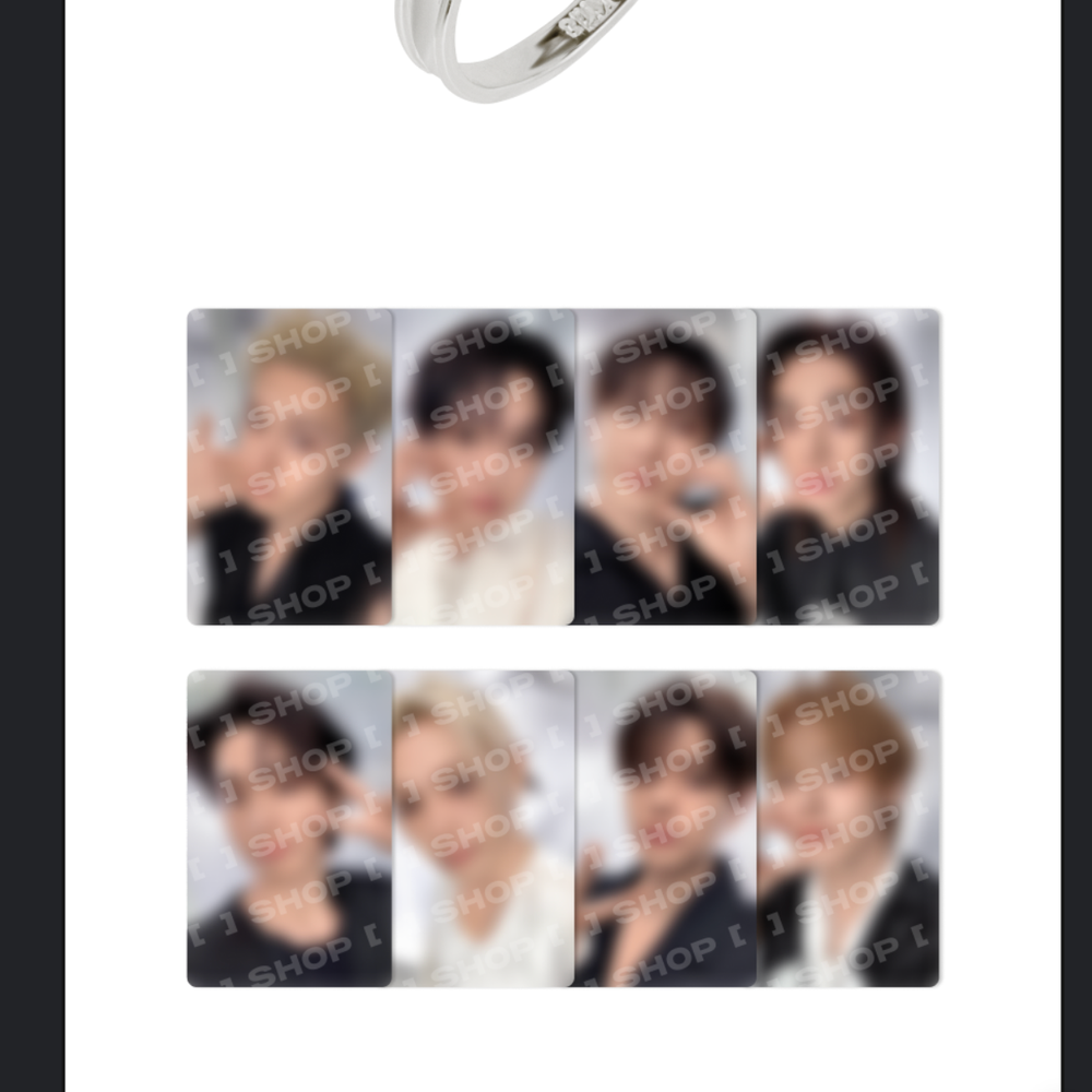 Мерч Stray Kids RING - RUN IT (кольцо)