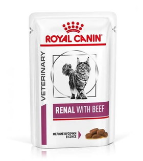 Роял Канин Renal Feline Говядина 85гр.