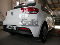Фаркоп оцинкованный Galia K039C для Kia Rio IV хетчбек 2017-(паспорт и сертификат в комплекте)(без электрики)