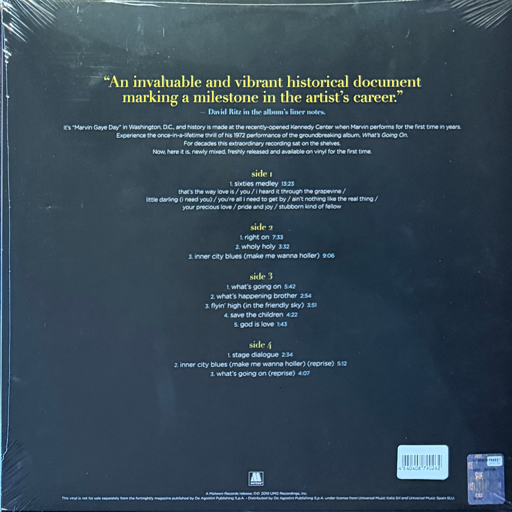 Marvin Gaye – What's Going On Live 2LP (Италия 2024г.) Т