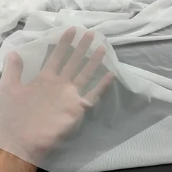 Сетка эластичная белая (цв. 001), Lauma