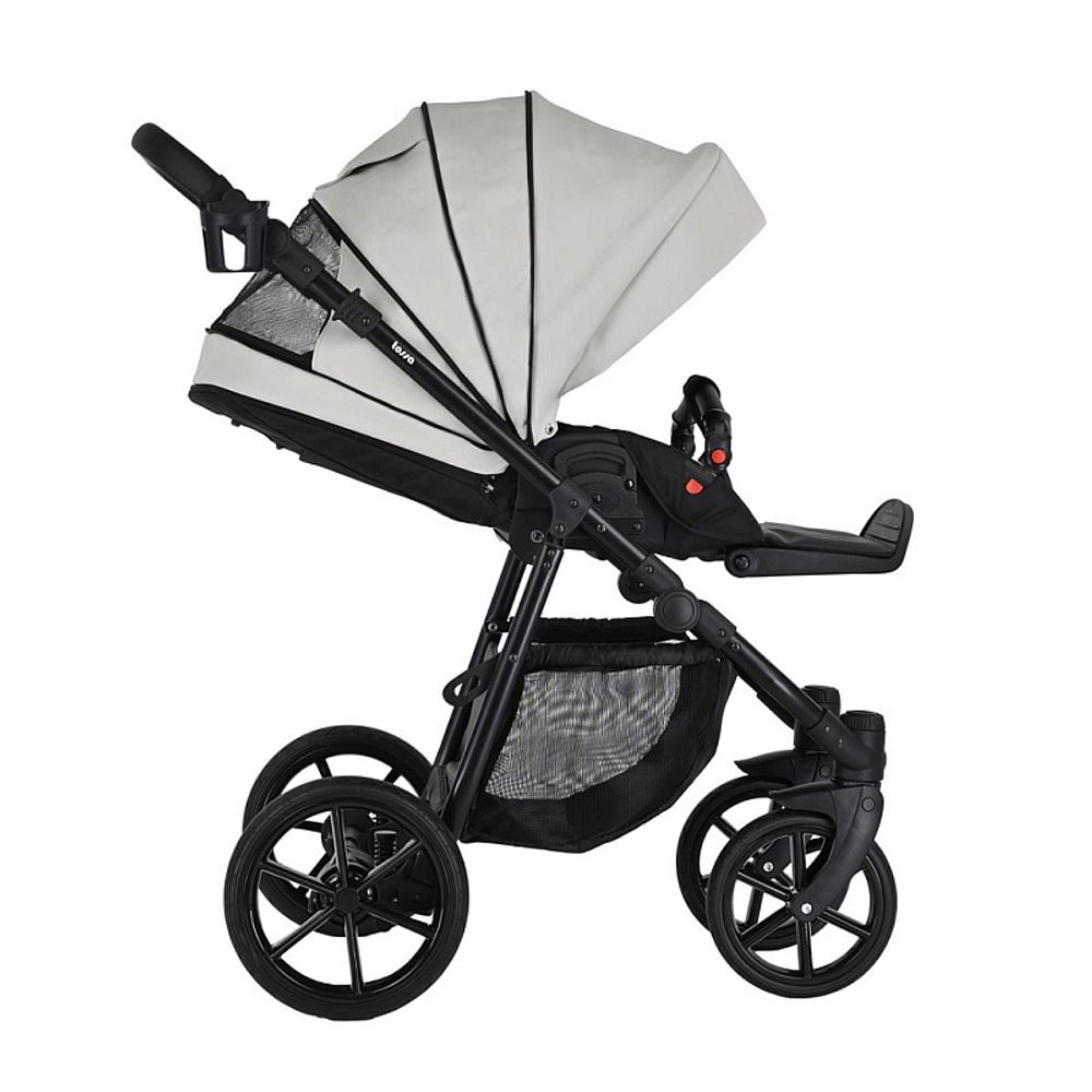 Детская коляска Pituso Tossa Кожа 2 в 1 TS/25/3 Light Grey