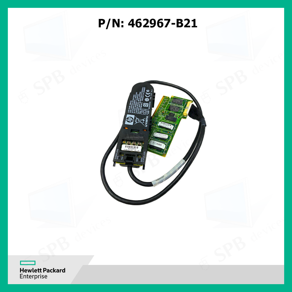 Модуль расширения Кэш-памяти HP 512MB Flash Backed Write Cache Upgrade Kit (512mb+battery+cord) SA P410i P410 P411 460499-001 ,462976-001 ,013277-001 , 462967-B21