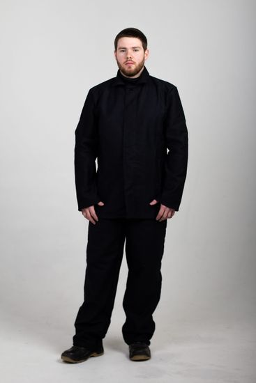 Костюм сварщика огнестойкий брюки (молескин/черный) ГОСТ