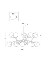 Люстра Freya FR8017PL-10MG