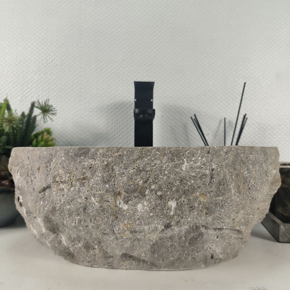 Раковина из мрамора Erozy Grey EM-64640 42*32*16 0190