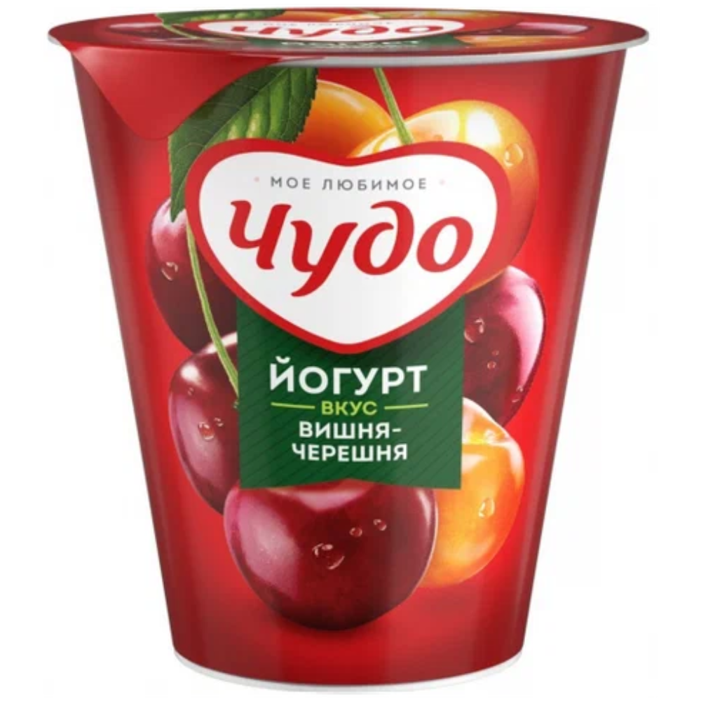 Йогурт Чудо вишня-черешня 290 гр
