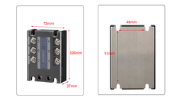 Трехфазное твердотельное реле 80А SSR FDR3-D4880