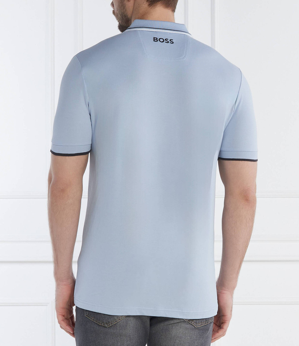 поло paddy pro BOSS GREEN - голубой(50469102)