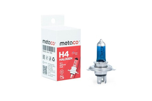 Лампа галогеновая Metaco H4 12V-60/55W COOL BLUE +100%) ЯРКОСТИ (Галогенная лампа Cool Blue +100% яркости)