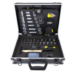 Набор инструментов 91пр. 1/4''3/8''(6гр)(4.5-19мм),в аллюм. чемодане WMC TOOLS WMC-1091