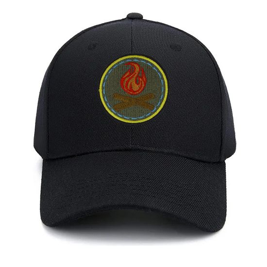 Нашивка термоаппликация на одежду и на рюкзак. Camp Fire