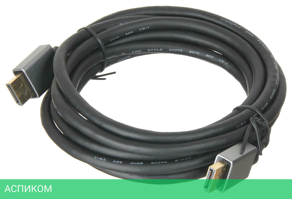 Кабель Buro DisplayPort-m - DisplayPort-m 3 м черный (BHP-DPP-1.4-3G)