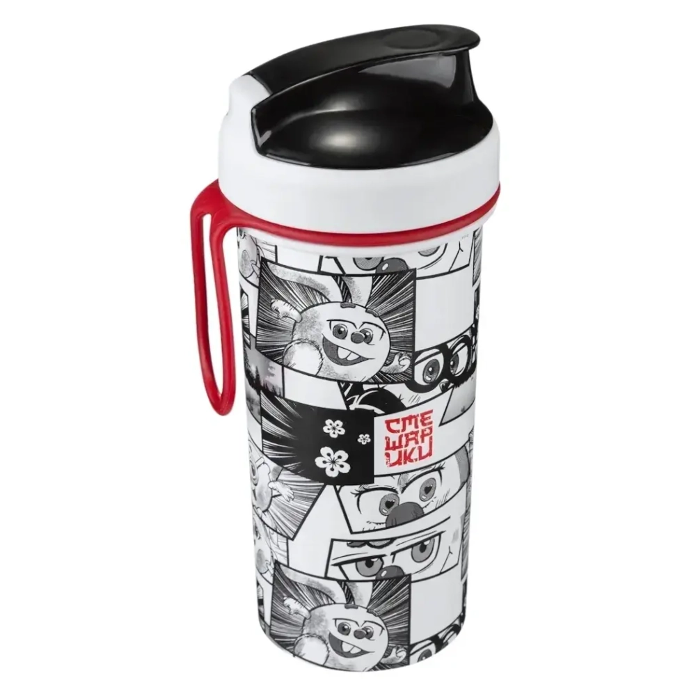 Стакан детский с крышкой «СМЕШАРИКИ» белый 400мл