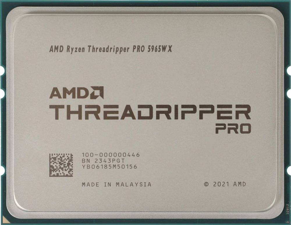 Процессор AMD Ryzen Threadripper 5965WX, sWRX8,  OEM [100-000000446]