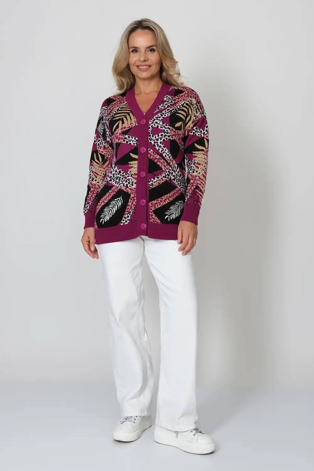 Жакет В 1879/ягодный микс