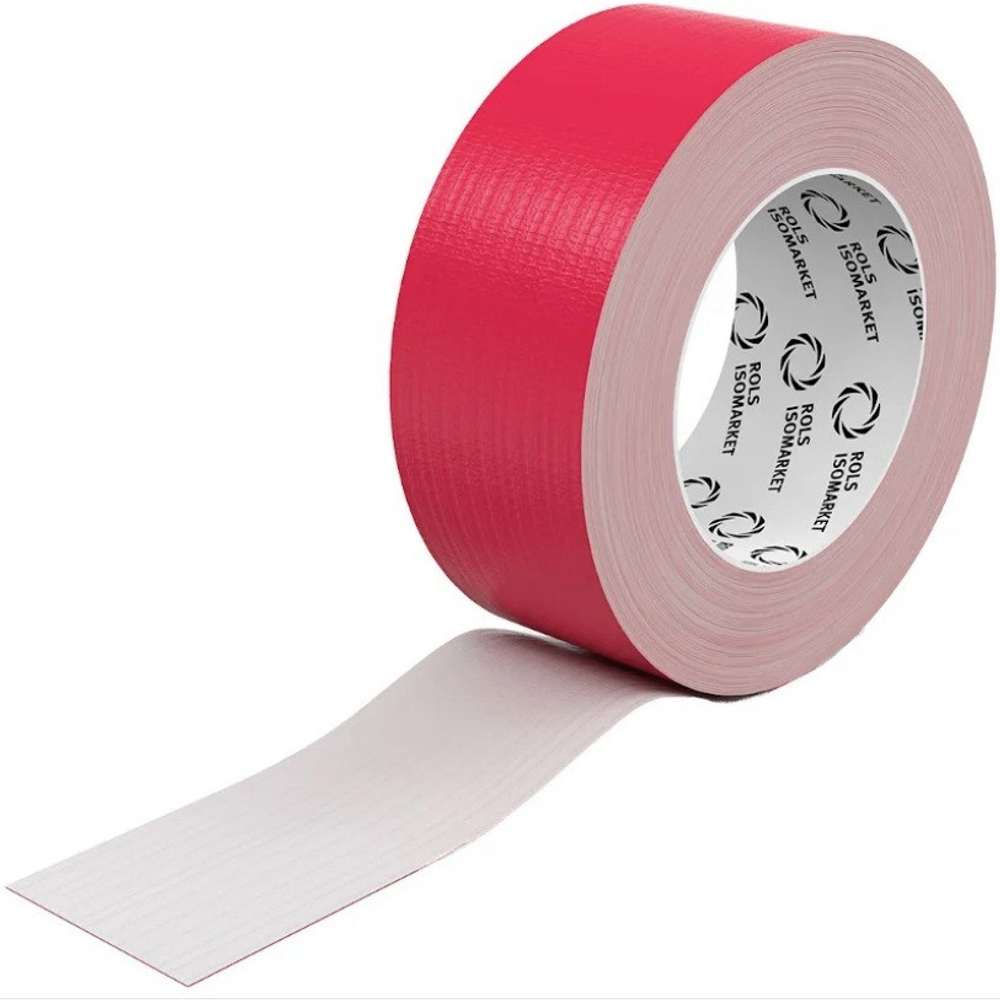 Лента алюминиевая Energoflex Energopro EPRL04825ARSKRD самоклеящаяся красная 50 мм 25 м