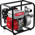 Мотопомпа бензиновая, ЗУБР ЗБМП-600, 600 л/мин (36 м3/ч), патрубки 50 мм, напор 26 м, всасывание 8 м
