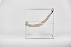 Уличное кресло TESS Outdoor Chair white / olive beige textile (Up!Flame)