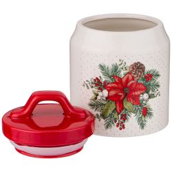 ЕМКОСТЬ ДЛЯ СЫПУЧИХ ПРОДУКТОВ  "CELEBRATION"  10*10*14 СМ. / 600 МЛ. (КОР=32ШТ.)