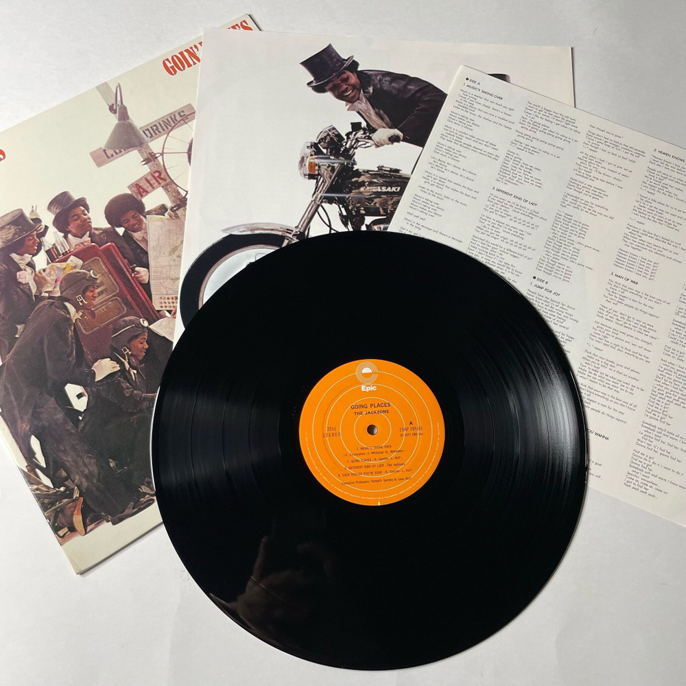 Винтажная виниловая пластинка LP The Jacksons 5 Goin Places (Japan 1977) (No Obi)