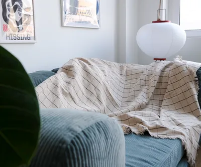 Плед клетчатый, 200х130см