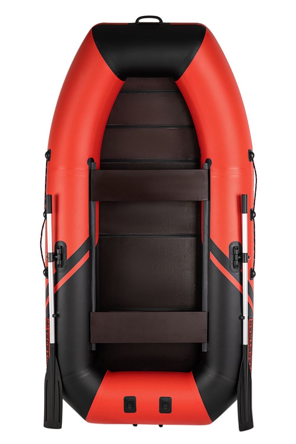 YACHTMAN-260 М (Яхтман) красный-черный (лодка ПВХ с усилением)