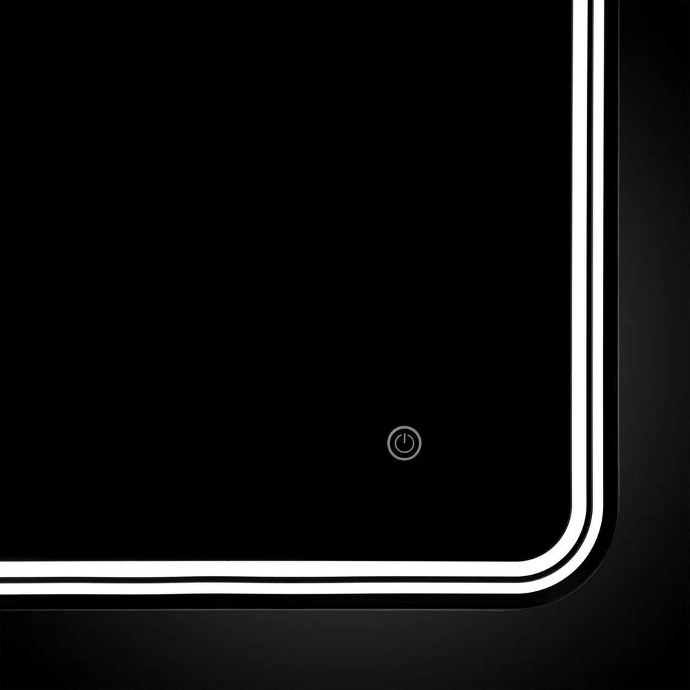 Зеркало LED VLM-3MA600 600х800 c сенсорным выключателем и диммером