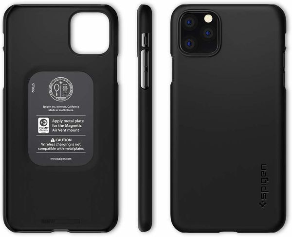 Чехол-накладка SPIGEN для iPhone 11 Pro - Thin Fit - Black