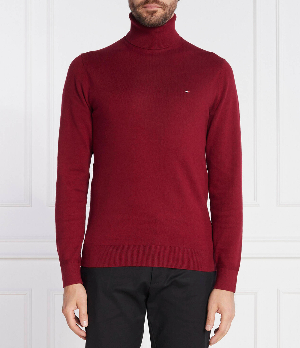 гольф Tommy Hilfiger - бордовый(MW0MW28048)