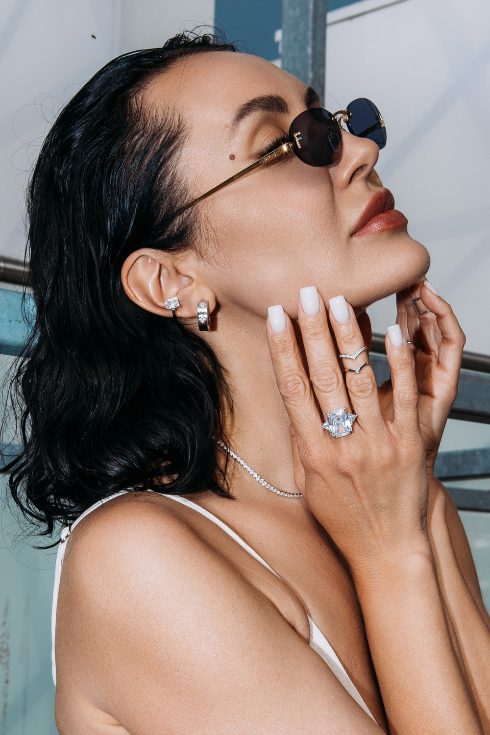 Кафф с горным хрусталём