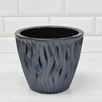 Кашпо Вдохновение 3л, антрацит