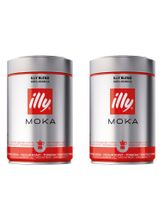 Кофе молотый ILLY MOKA средняя обжарка 250 г, 2 шт