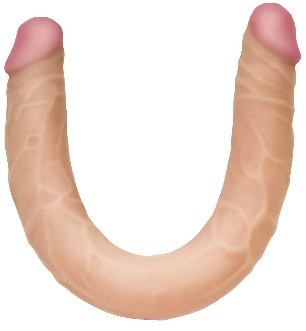 Двухголовый фаллоимитатор LOVETOY – 47,8 см, CyberSkin