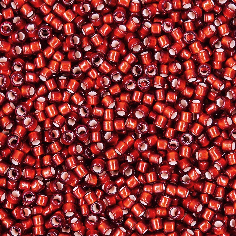 Японский бисер TOHO Treasure (№25CF), с внутренним серебрением, прозрачный матовый