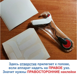 Наклейки на чехлы для плавания OPUS2/SONNET правосторонние 6 шт