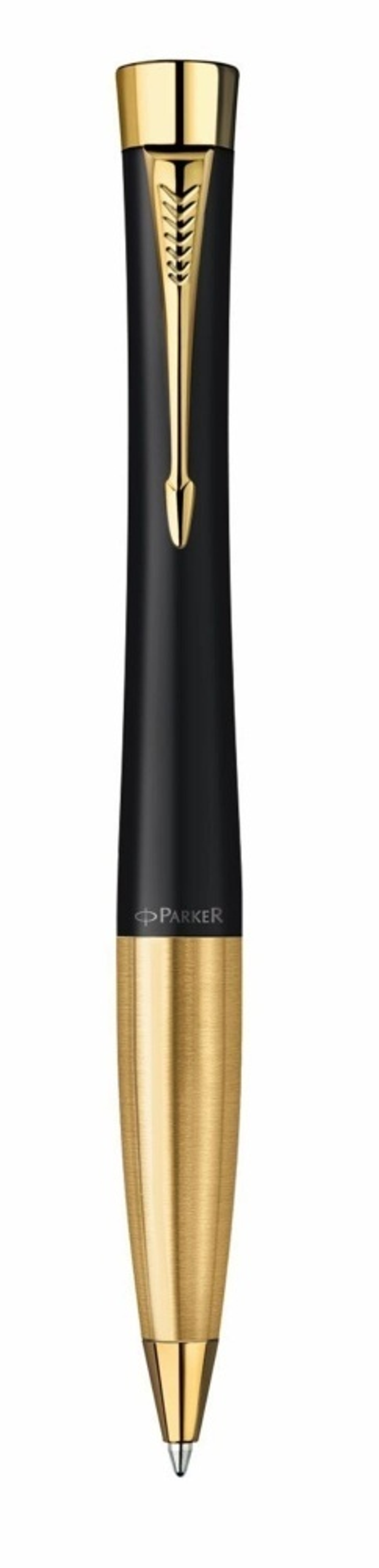 Подарочный набор из 2-х ручек Parker URBAN Muted black GT перьевая и шариковая ручки
