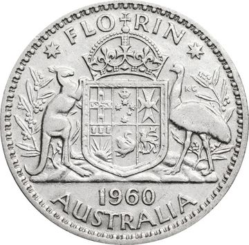 1 флорин 1960 Австралия