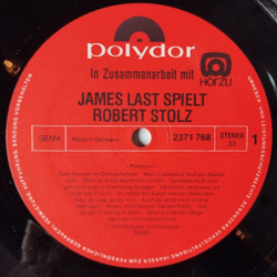 Винтажная виниловая пластинка LP Джеймс Ласт James Last Spielt Robert Stolz (Germany 1977)