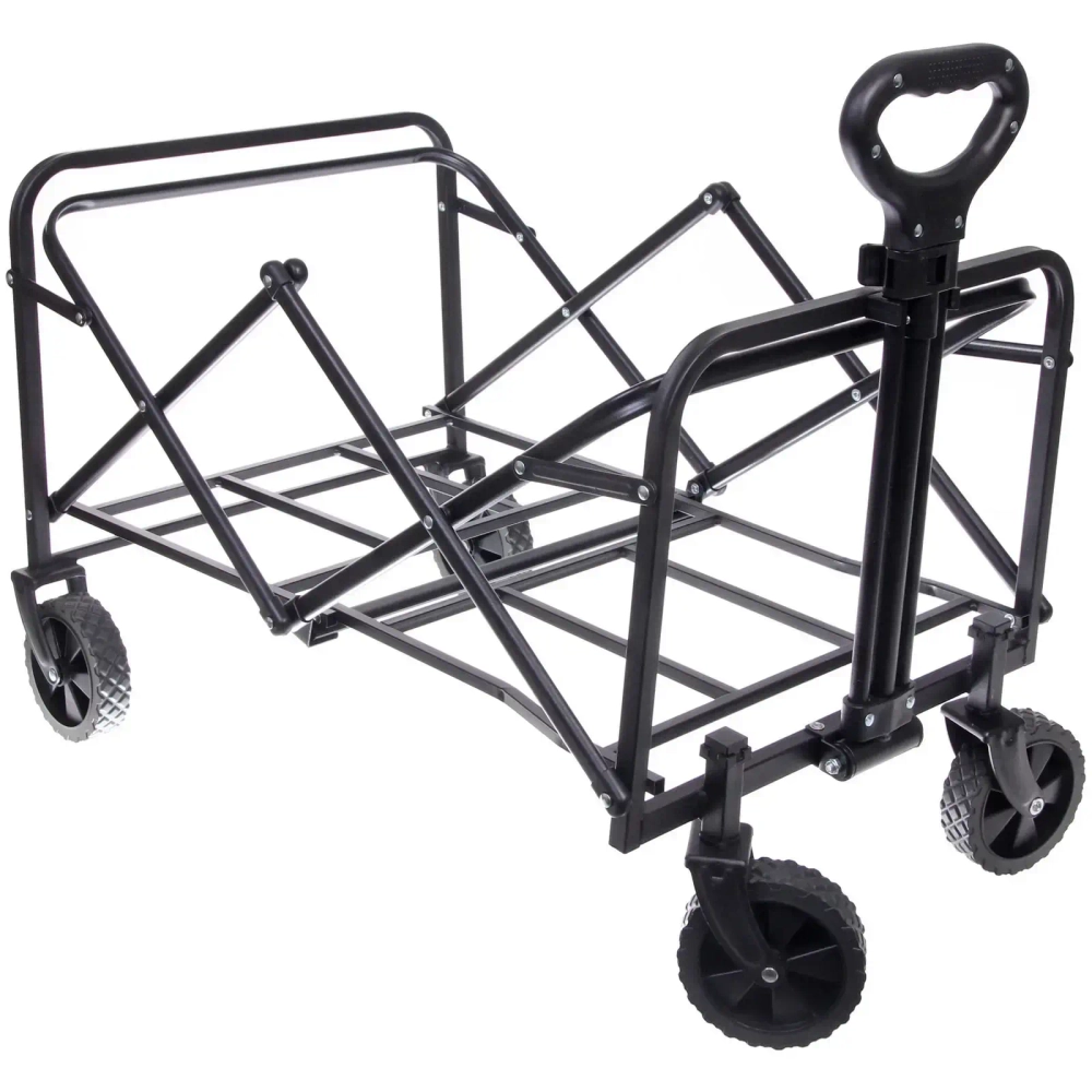 Тележка садовая складная 4 колеса 75*48*49/89см. бежевая