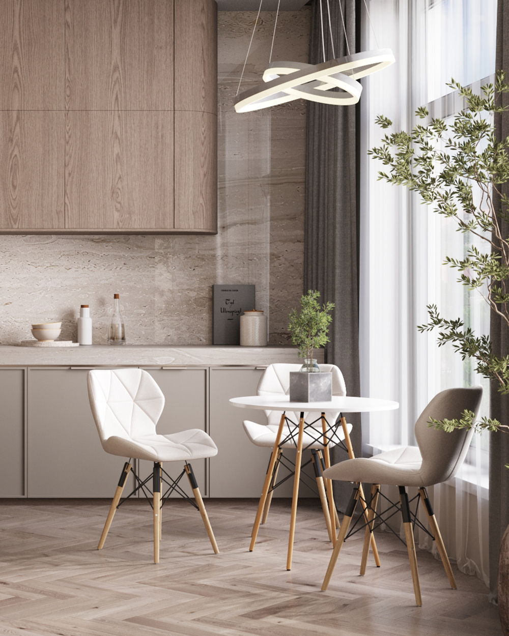 Стул Бон экокожа белый