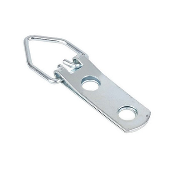 HH302.100 Пластина узкая с D-кольцом под 2 шурупа, никель