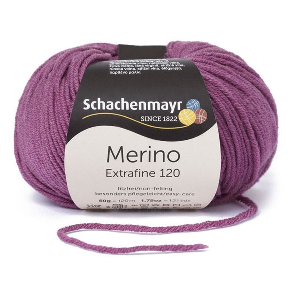 Пряжа Schachenmayr Merino Extrafine 120 (00143)