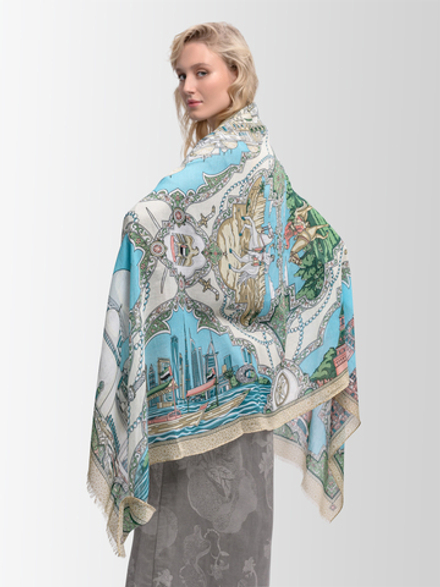 Шарф/Палантин «Объединенные Арабские Эмираты–Россия»