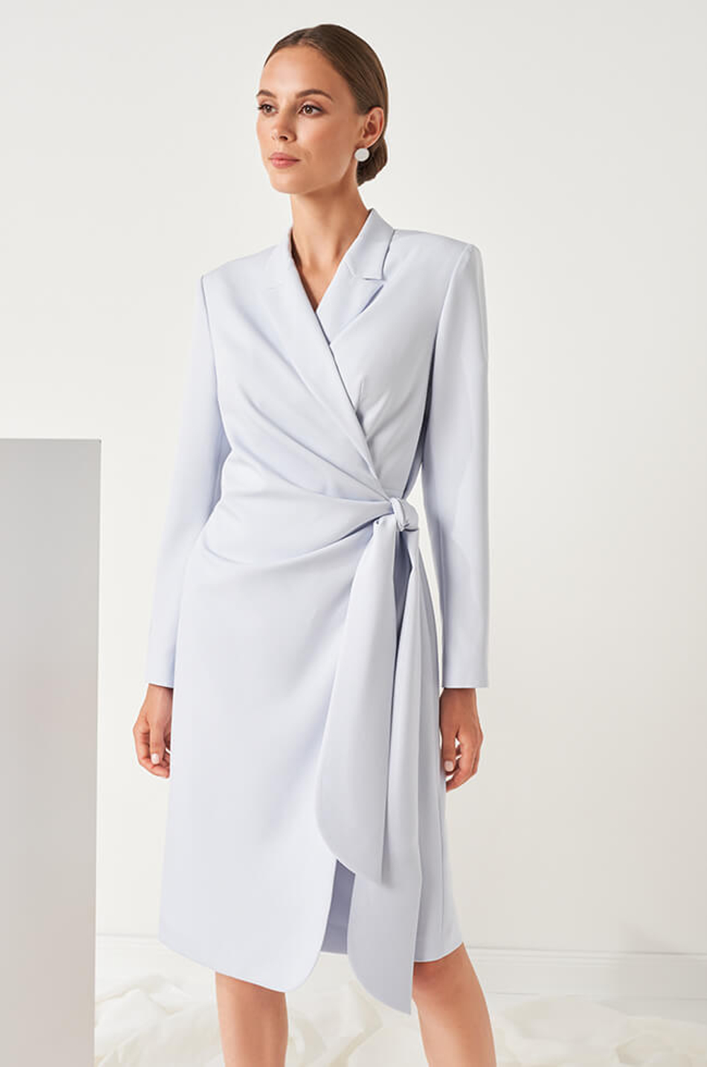 51464 Платье женское (голубой мел)