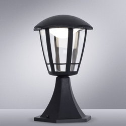 Уличный наземный низкий светильник Arte Lamp A6064FN-1BK
