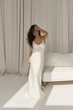 Комбине V вырез по спине wh